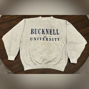 VTG Gear for Sports Bucknell University Thrashed Men’s Sweatshirt-Size Medium